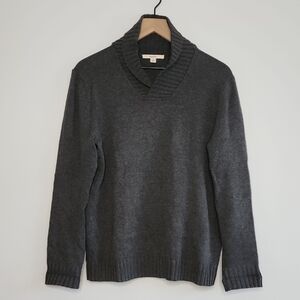 Merona Dark Gray V-Neck Sweater for Men